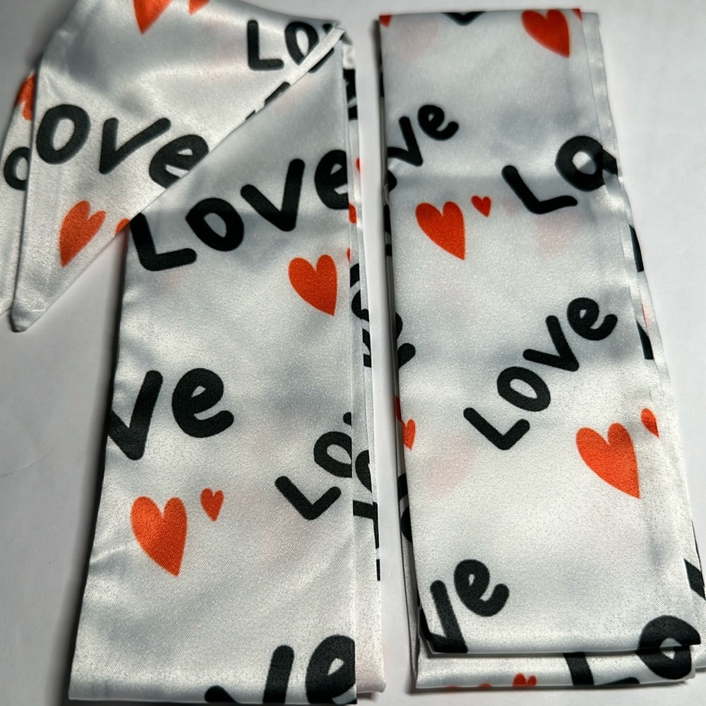 Two Thin Scarves / Hair Bands / Scarves - #1174